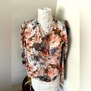 Joie blouse gray size S